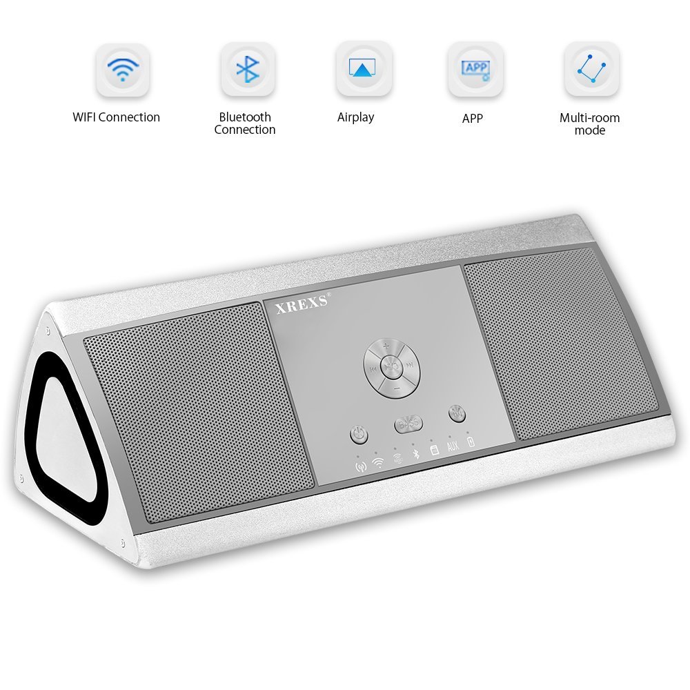 WiFi Speaker with App, Airplay/ DLNA connection,XREXS Wireless