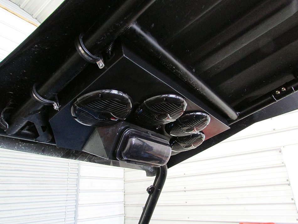 SD 894BBT4B Polaris RZR 800 & 900 4seater Stereo System Bluetooth UTV