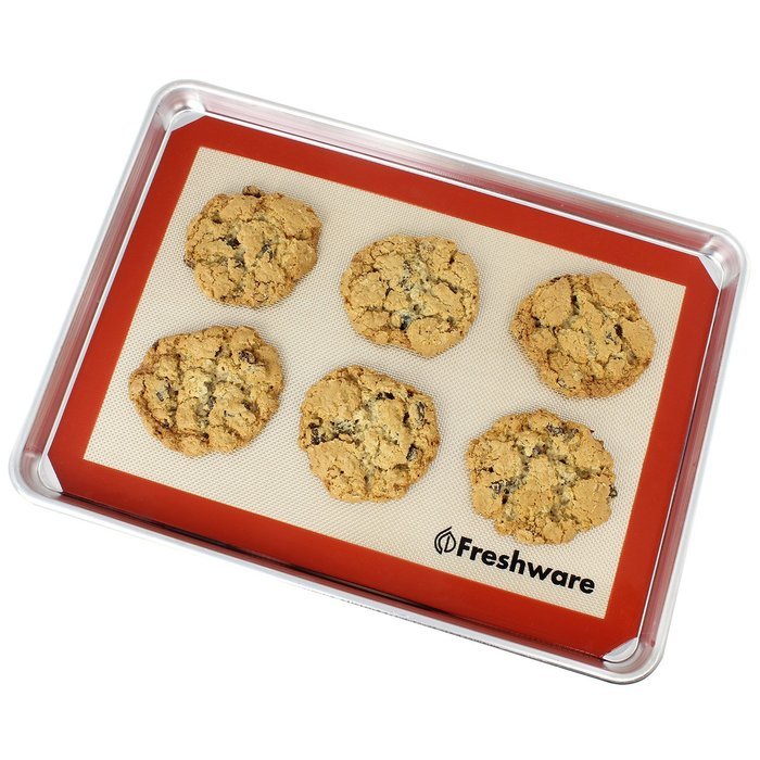 Freshware Silicone NonStick Baking Mat, Big (2/3) Size, 19.5 x 13.6