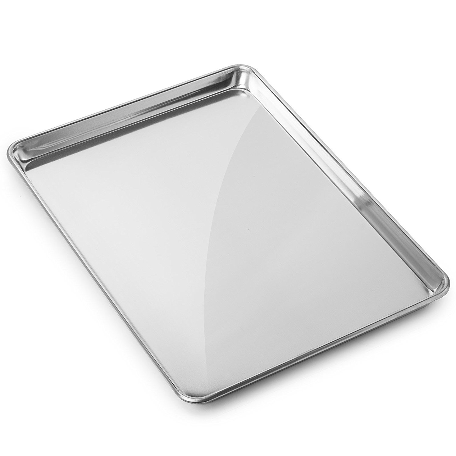 Gridmann 15 x 21 Aluminium Cookie Sheet Baking Tray Pan Three Quarter