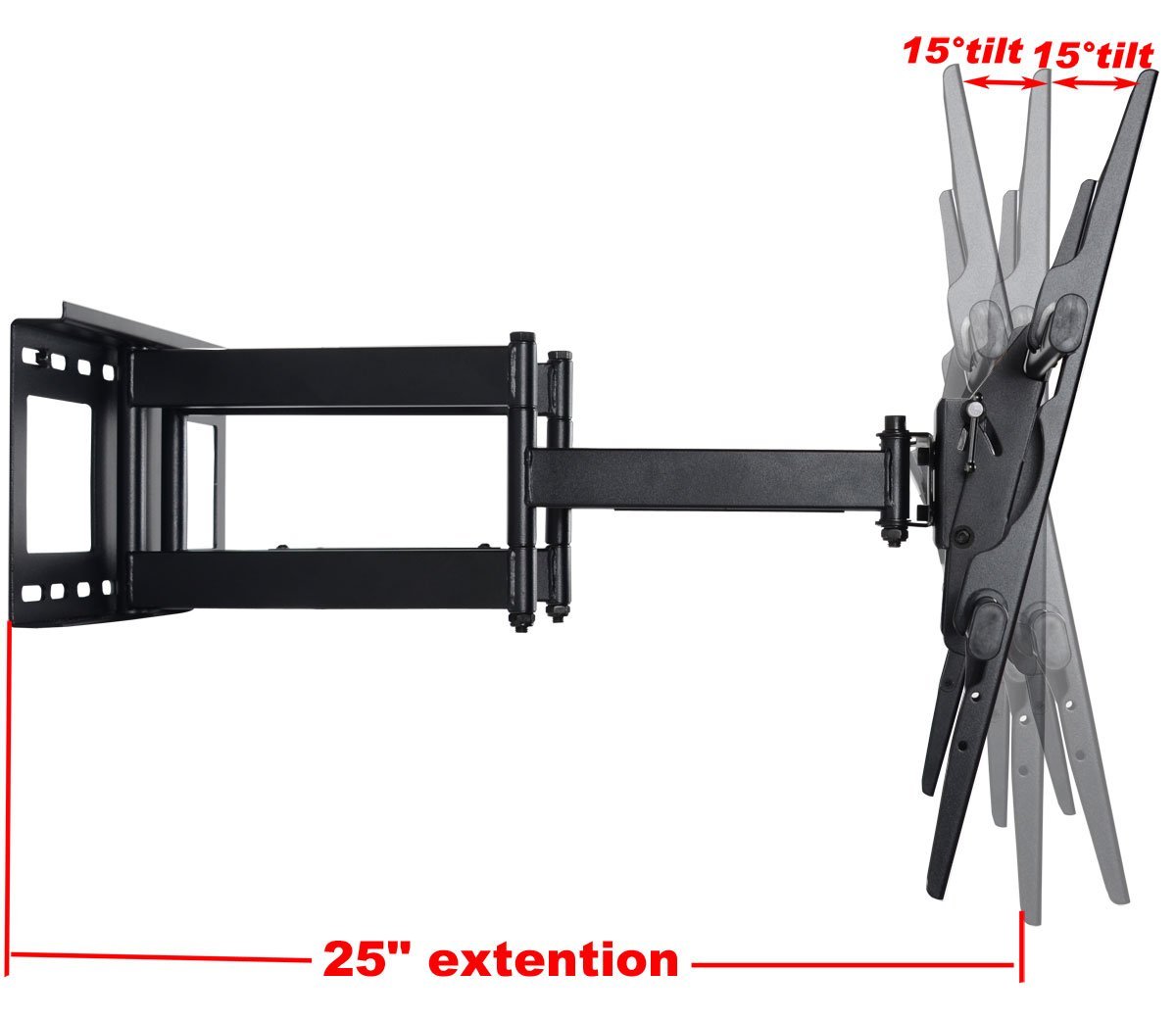 VideoSecu ML531BE TV Wall Mount for most 22"55" LED LCD Plasma Flat