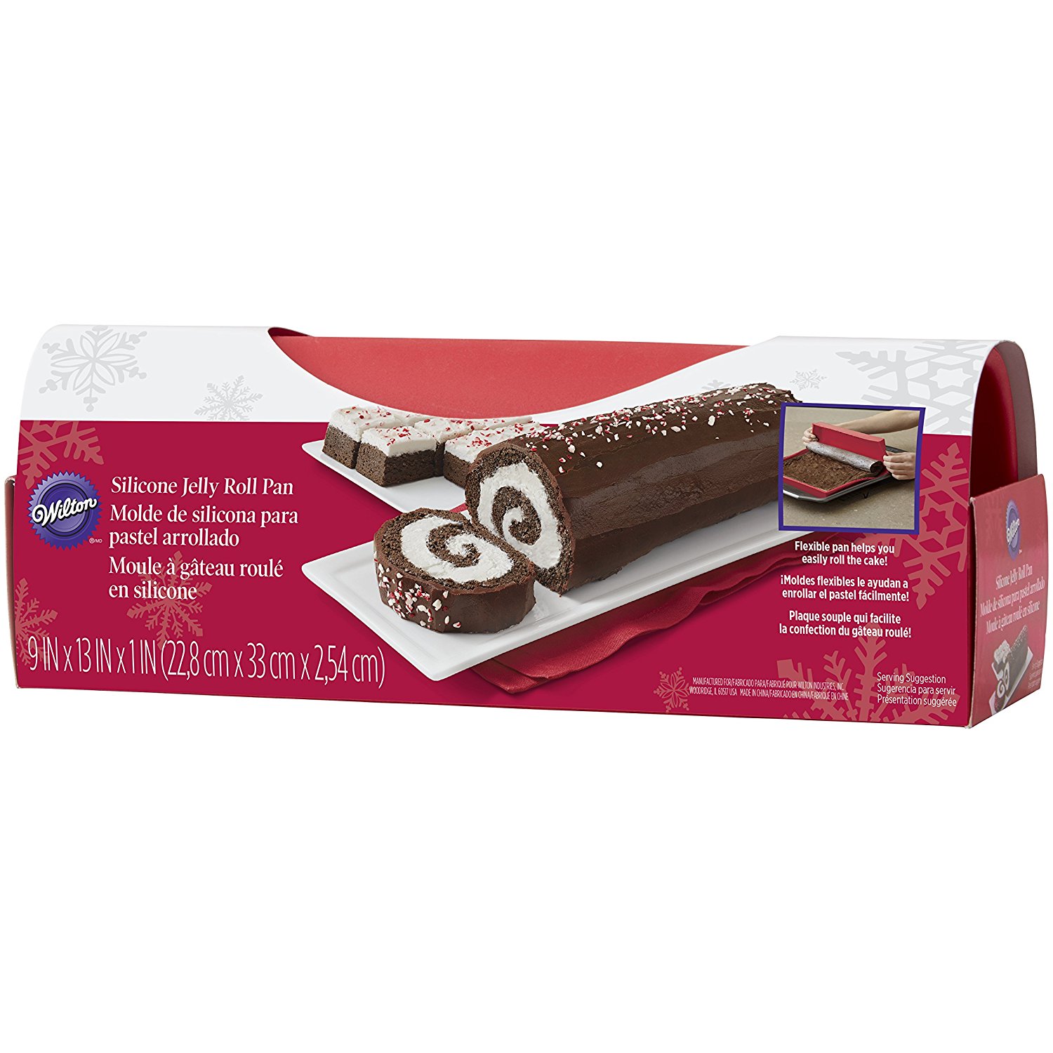 Wilton 9 x 13 Silicone Jelly Roll Pan free image download