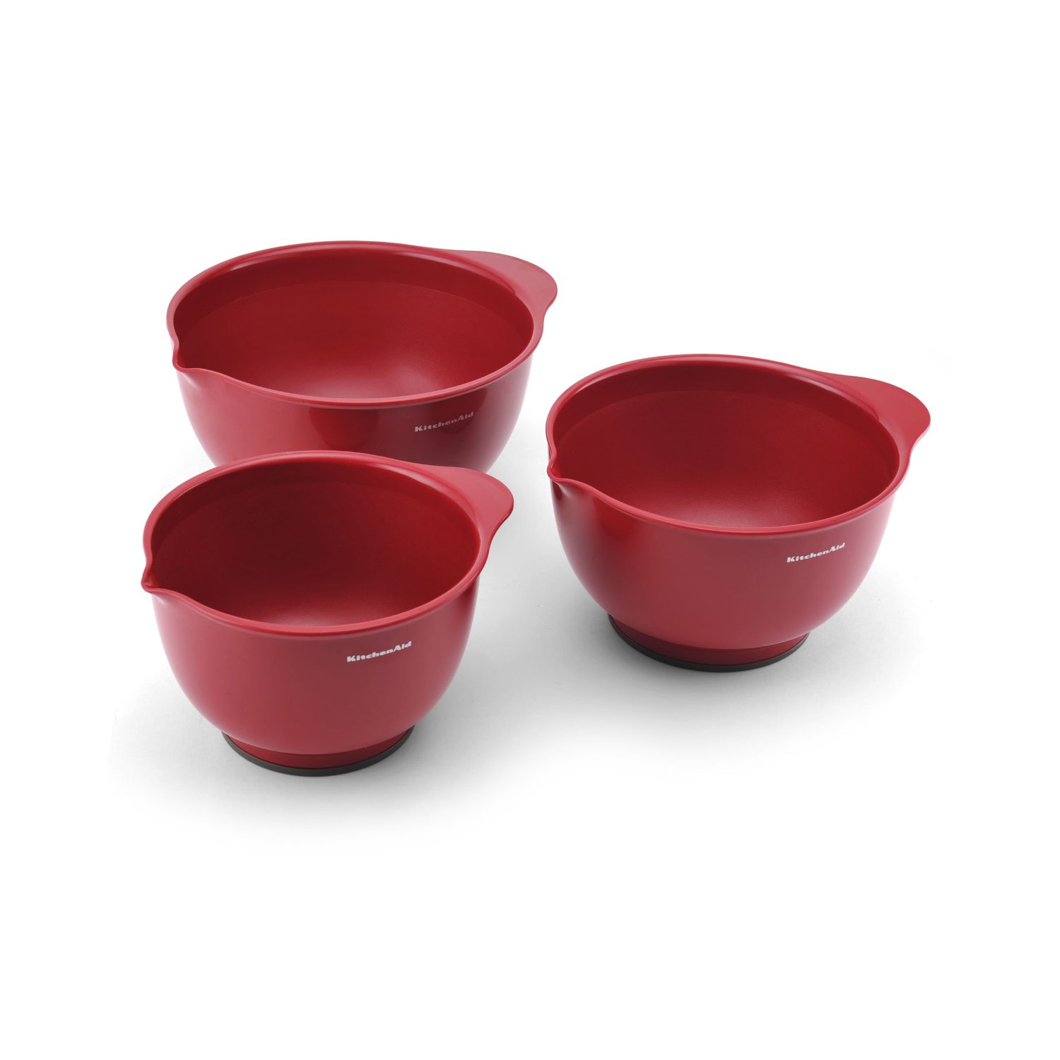 KitchenAid Classic Mixing Bowls (Red, Set of 3) free image download