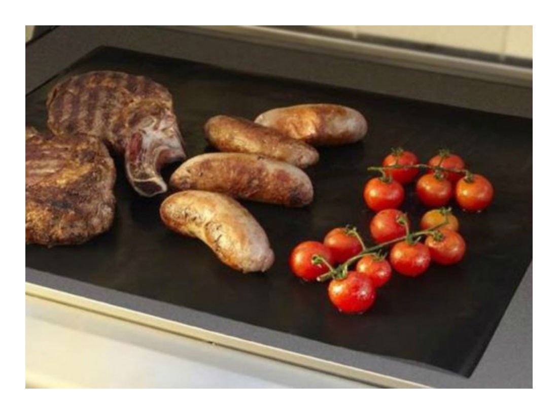 BBQ Hotplate Liner Oven Roasting Dishes Baking Mat Teflon Trays Sheet