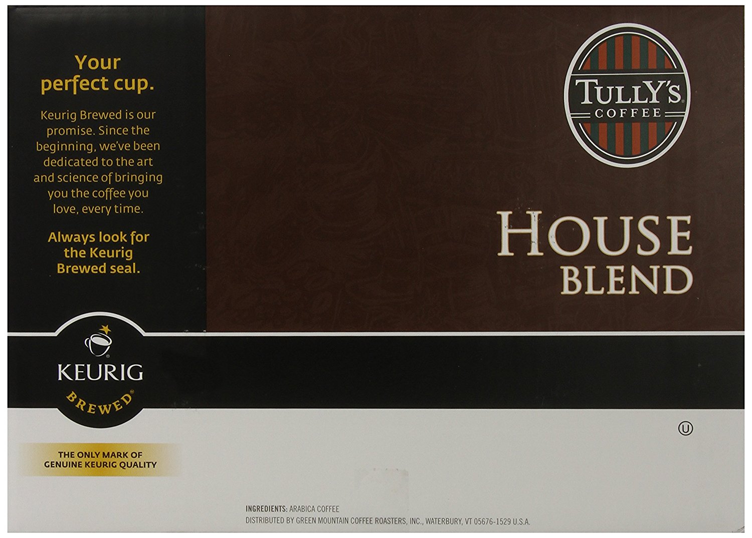 Tully's Coffee, House Blend, KCup for Keurig KCup Brewers (MEDIUM
