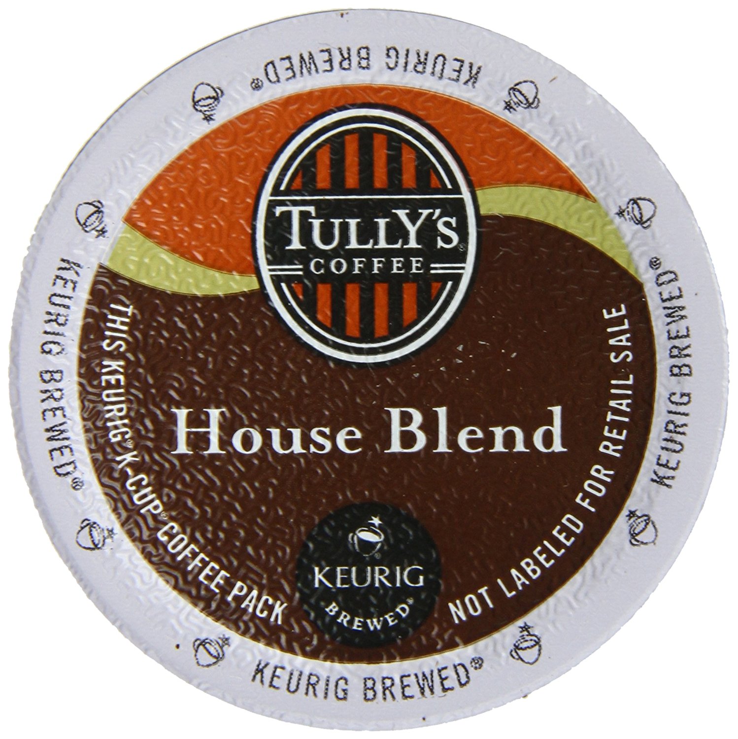 Tully's Coffee, House Blend, KCup for Keurig KCup Brewers (MEDIUM