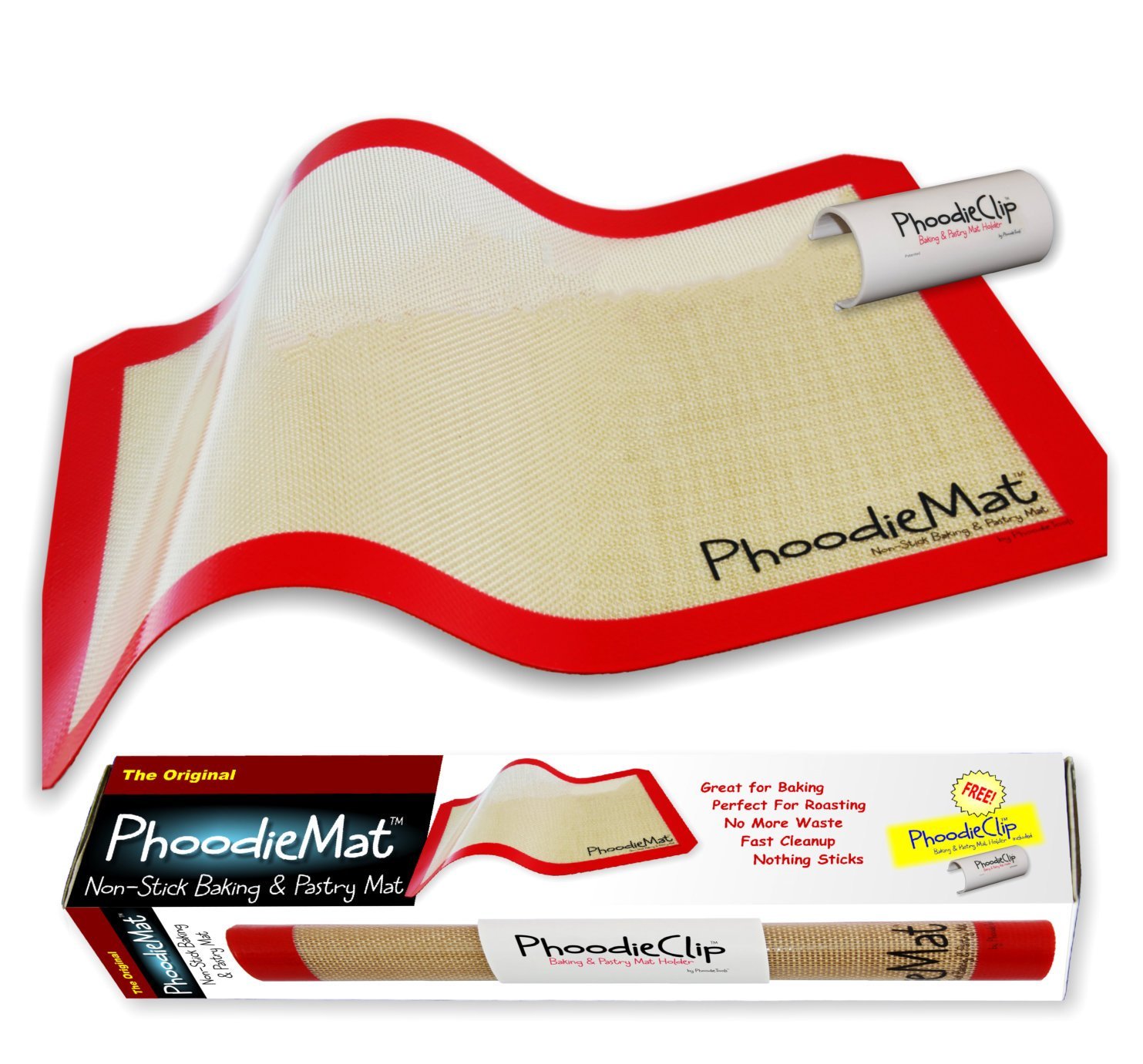 THE ORIGINAL PHOODIEMAT Premium Silicone Baking Mat/Pastry Mat