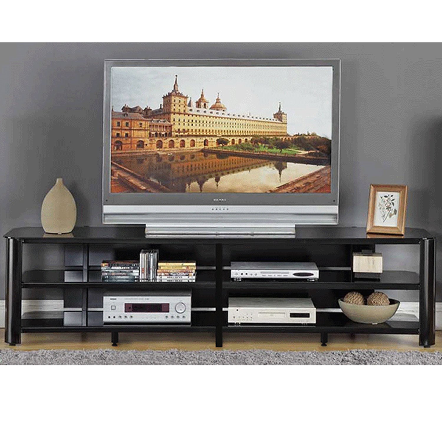 Innovex Oxford TV Stand, 65Inch, Black N5 free image download