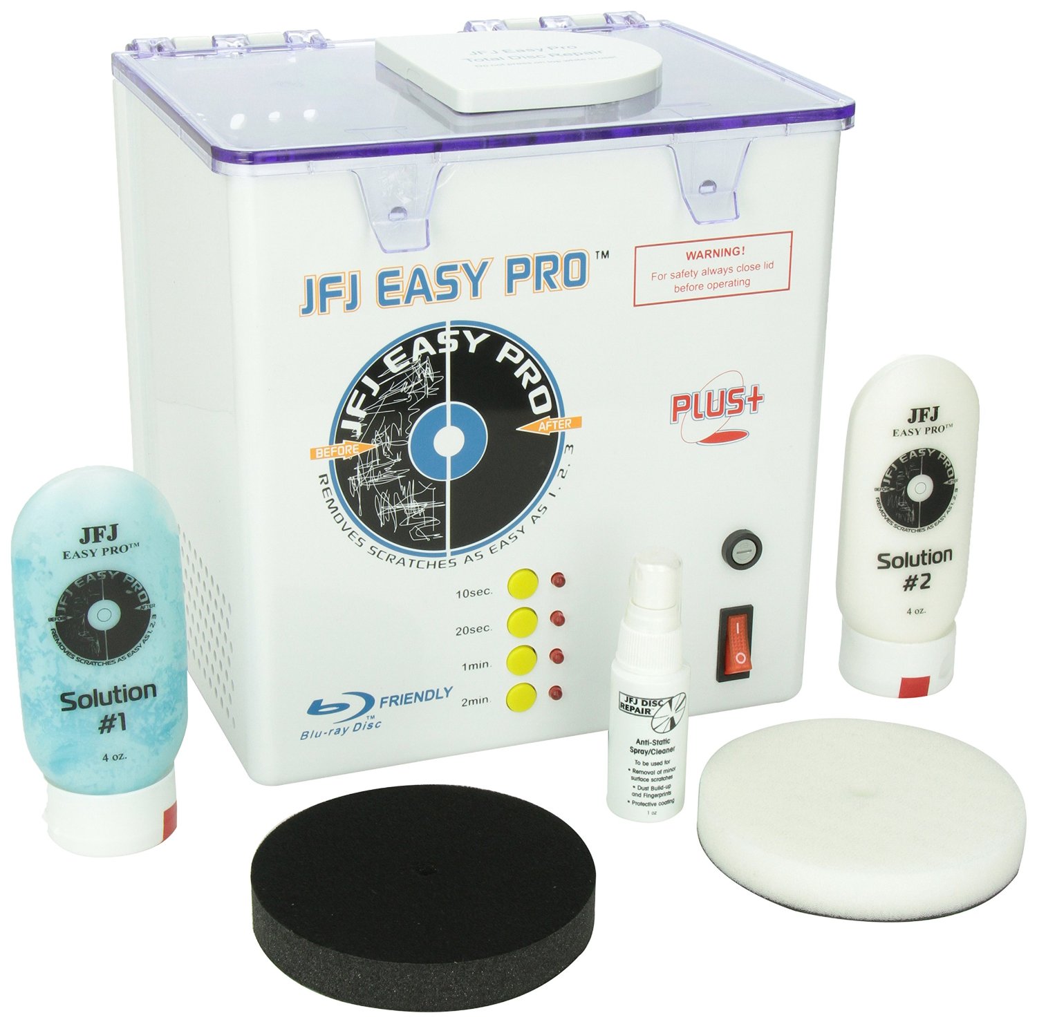 JFJ Easy Pro Video Game, CD, DVD, BluRay Repair Machine 110V free