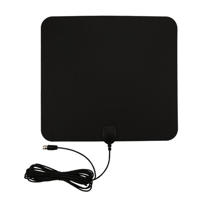 Powilling Amplified Indoor HDTV Antenna 50 Mile Range With Power Supply