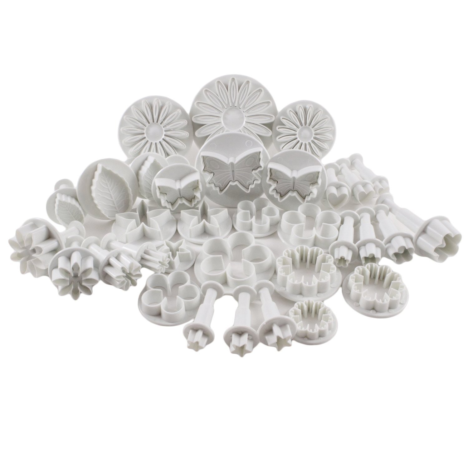 33 piece cake decorating / sugarcraft set with cutters / plungers for