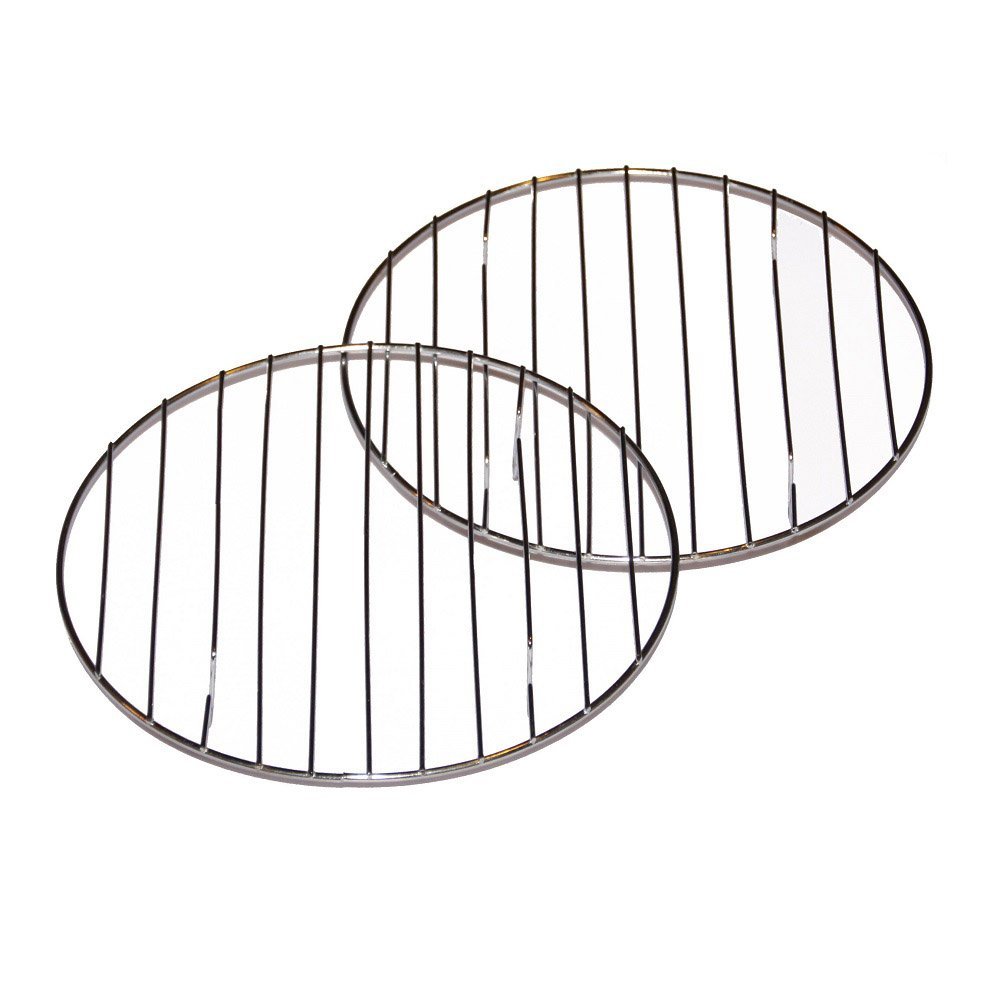 Cake Cooling Racks Set of 2 Round 8 Inch Chrome Cooling Cake, Pastry