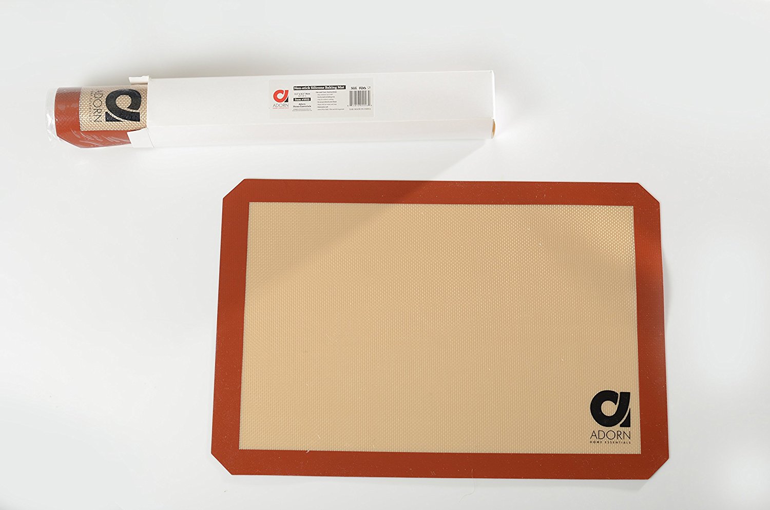 Adorn Nonstick Silicone Baking Mats 2 Pack (8 X 11) N2 free image