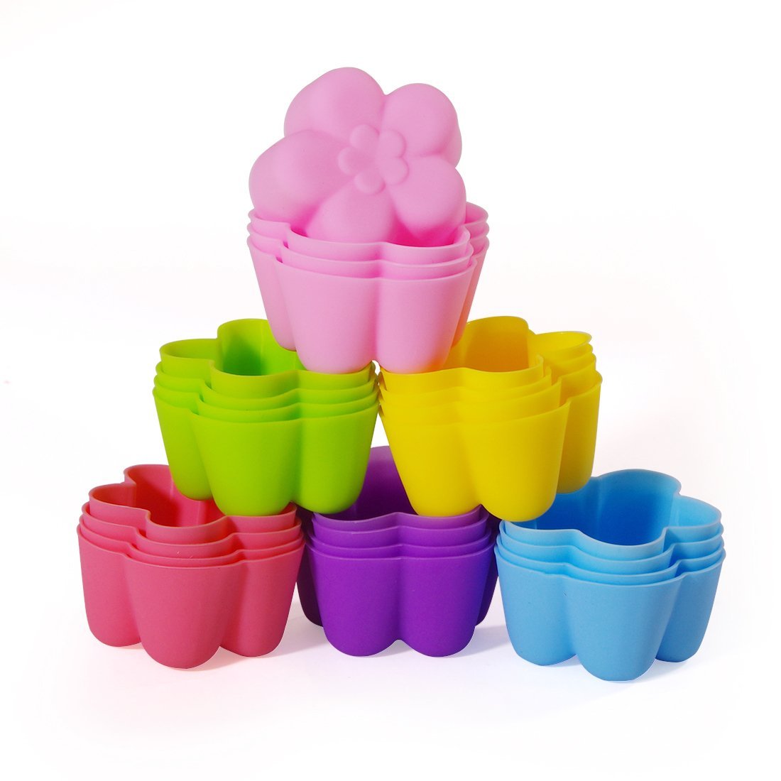 MIREN Reusable and Nonstick Mini Silicone Baking Cups/Muffin Cup Molds