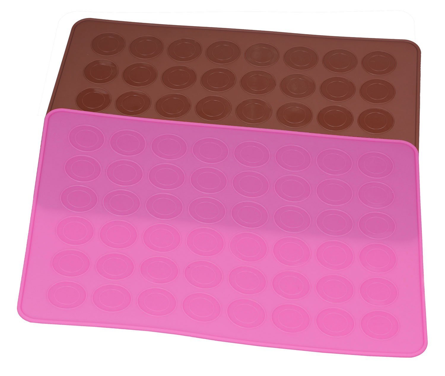 Dltsli 48 Capacity Silicone Macaron Macaroon Baking Mat Sheet DIY Mold