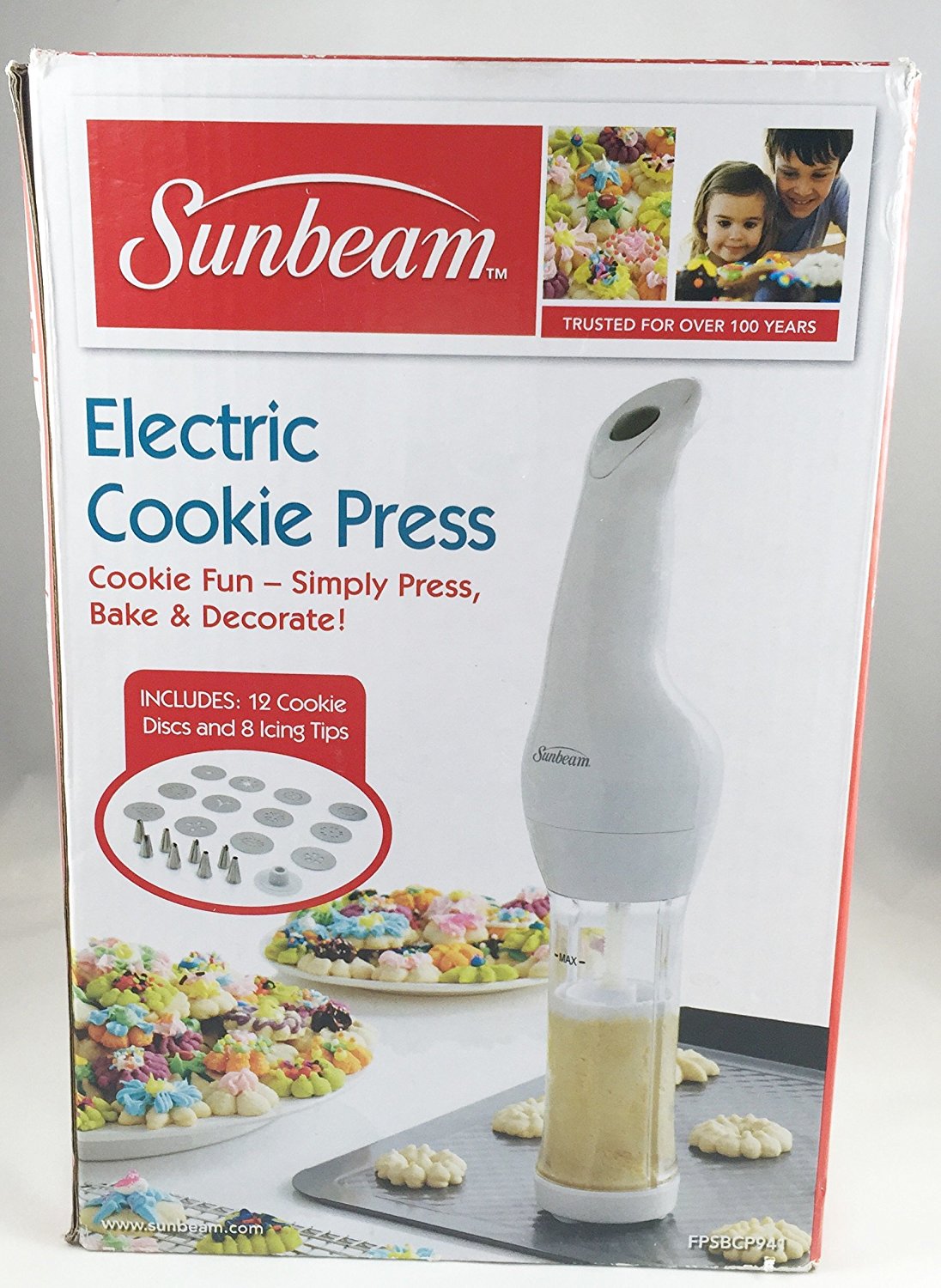Sunbeam Electric Cookie Press N4 free image download