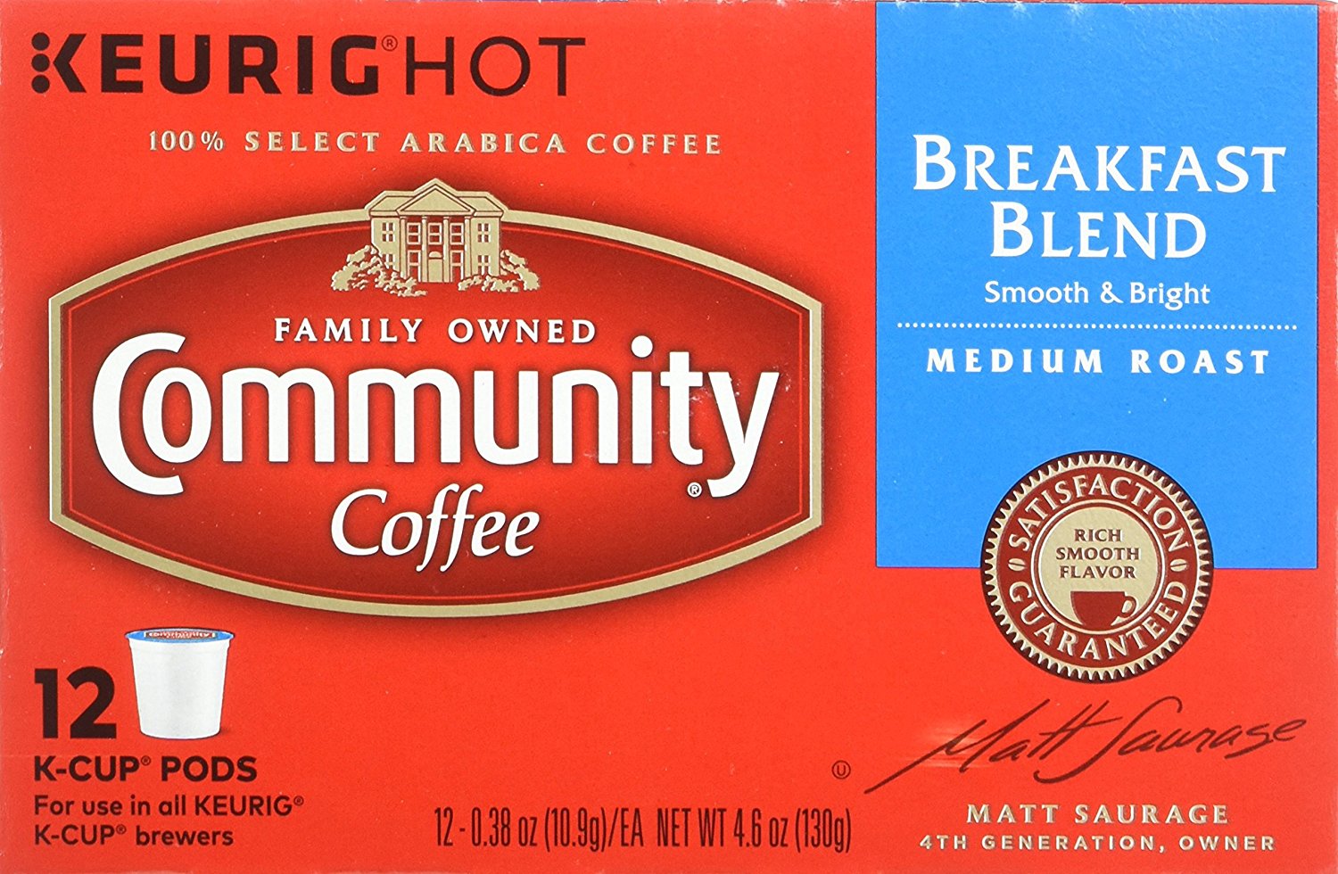 Community Coffee Breakfast Blend Keurig KCups, 12 Count N3 free image