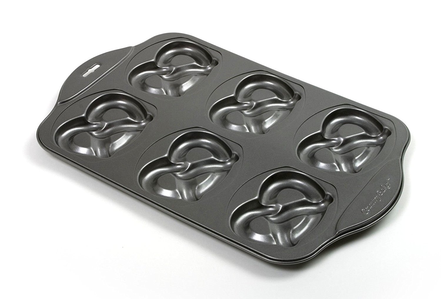 Norpro 3988 Nonstick Pretzel Baking Pan, Makes 6 Pretzels free image