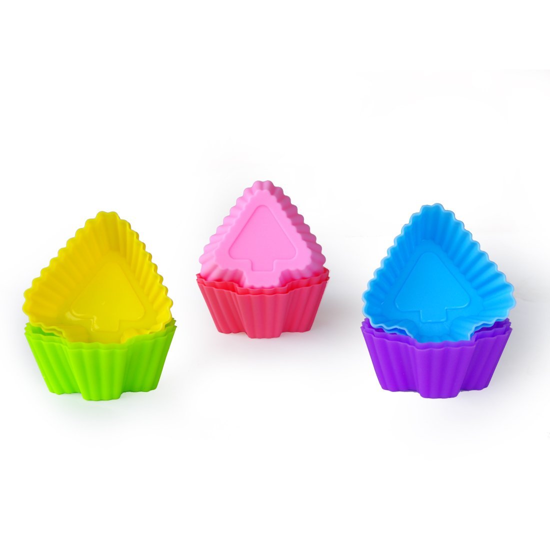 MIREN Reusable and Nonstick Silicone Baking Cups / Cupcake Liners