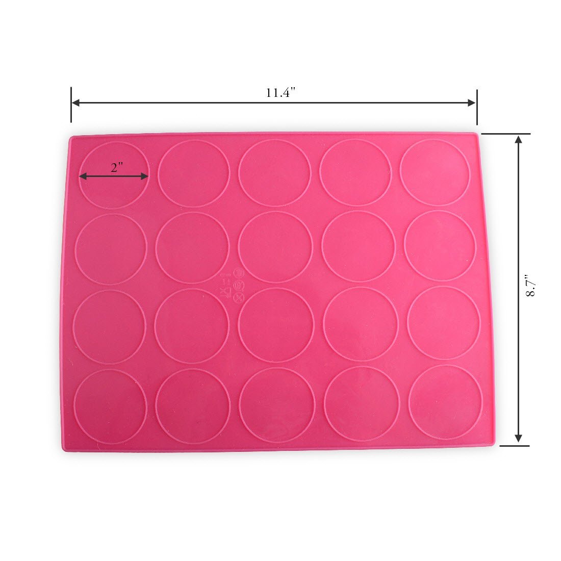 Delidge 20/48 Capacity Silicone Macaron Macaroon Baking Mat Sheet DIY