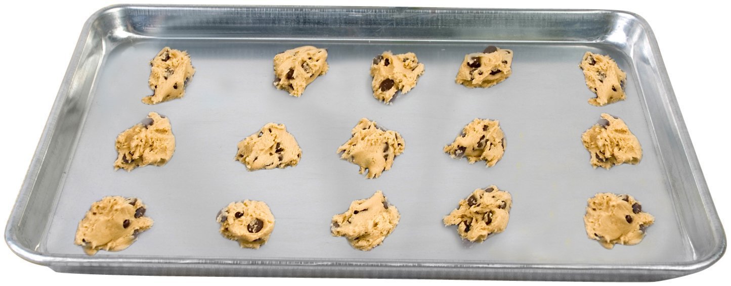 Tiger Chef Full Size Aluminum Sheet Pan Commercial Bakery Equipment Cake Pans NSF Approved 1