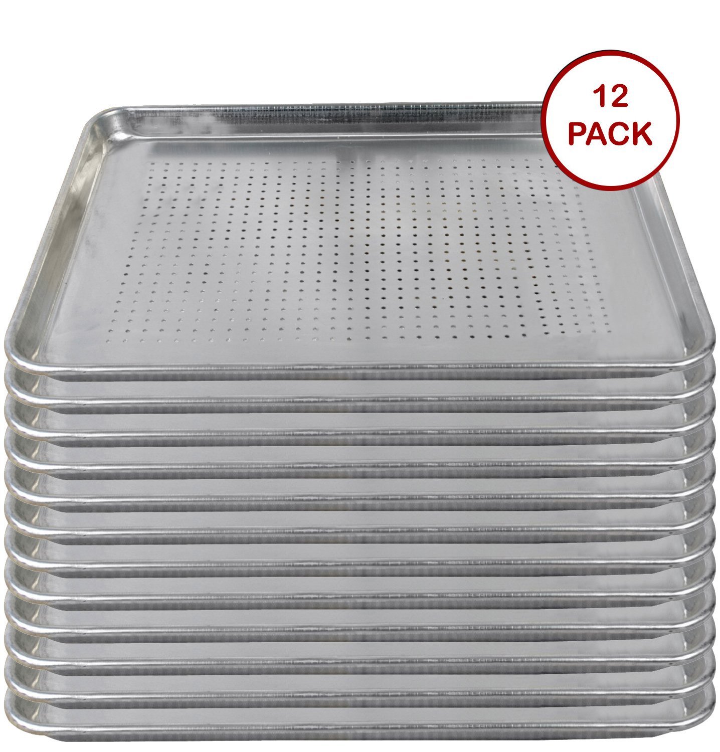 Tiger Chef Full Size Aluminum Sheet Pan Commercial Bakery Equipment Cake Pans NSF Approved 1