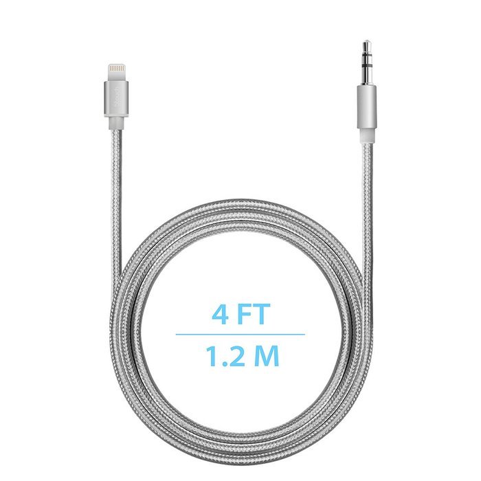 Lightning to 3.5mm Male Aux Audio Stereo Cable, Stouch Male to Male 3