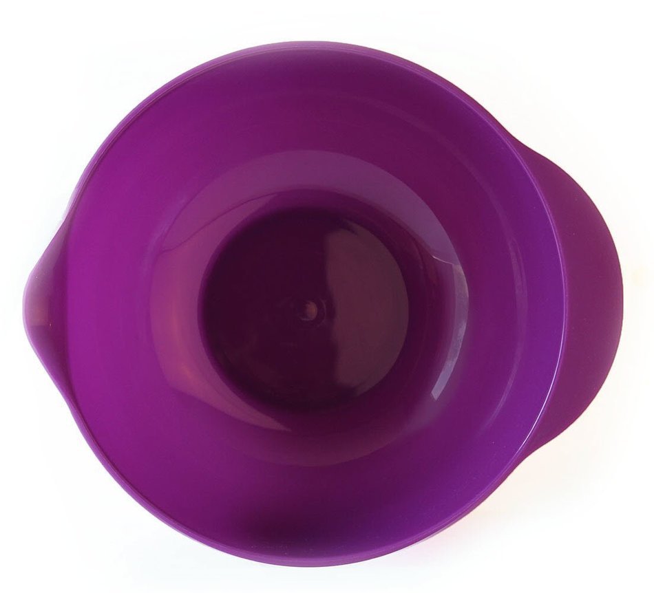 Mixing Bowls Set Colorful BPA Free Plastic Bowls, Colander, Measuring Cups & Silicone Spatula