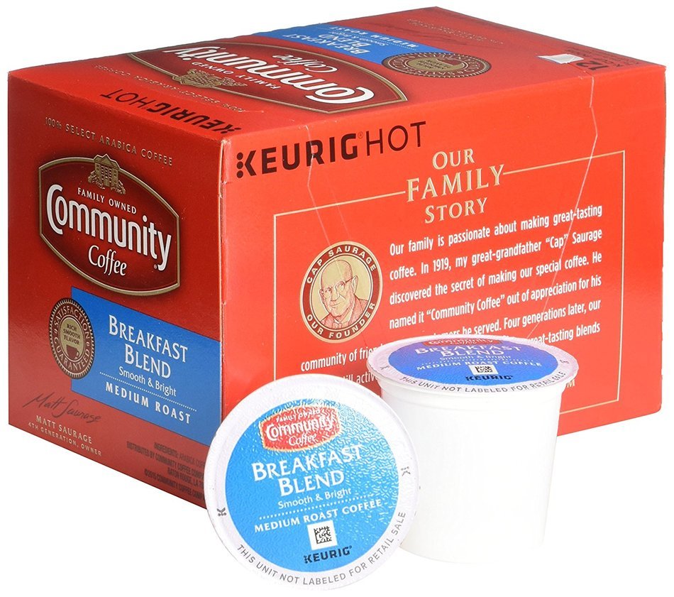 Community Coffee Breakfast Blend Keurig KCups, 12 Count N2 free image