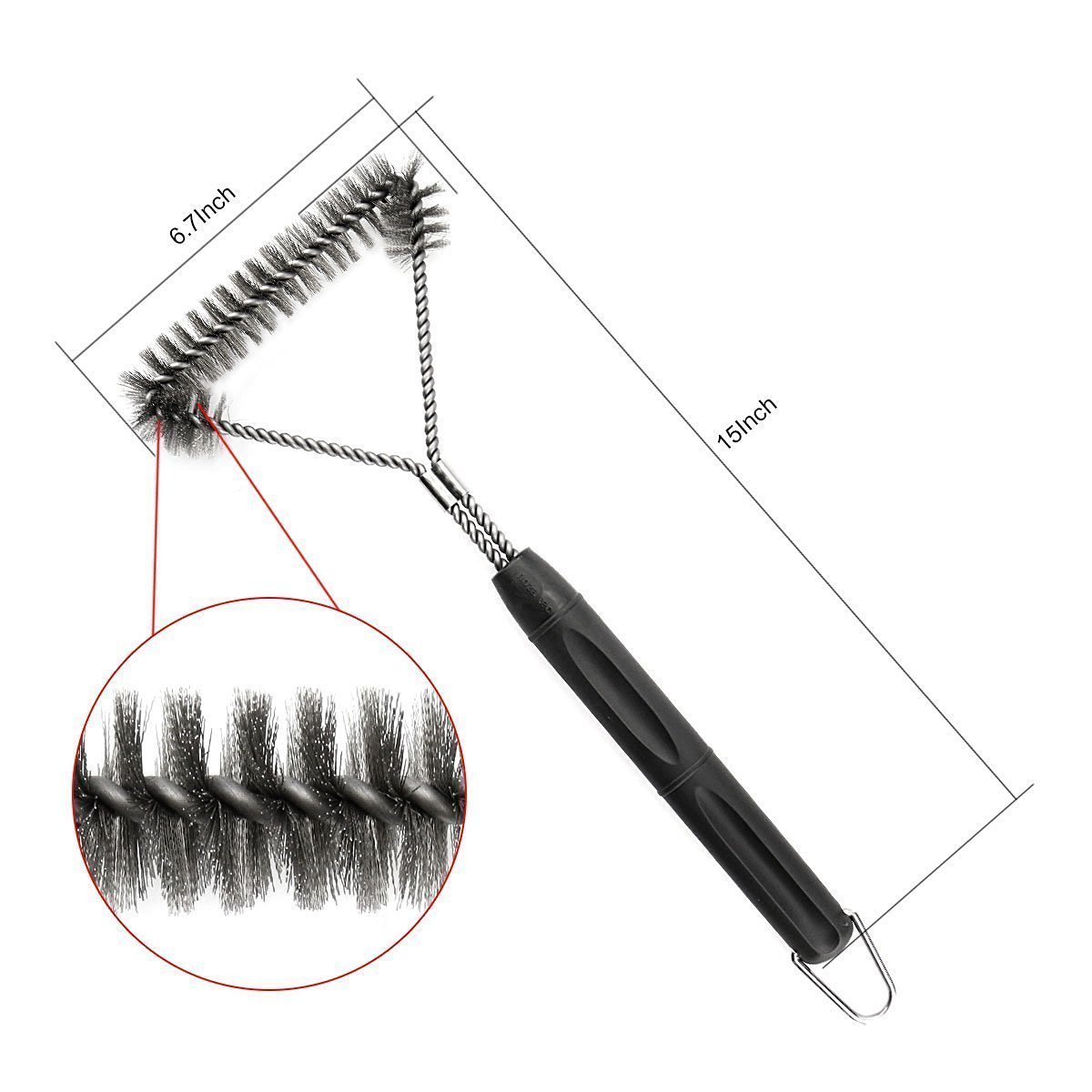 18Inch 4Sided BBQ Grill BrushBest Barbecue Grill Cleaner