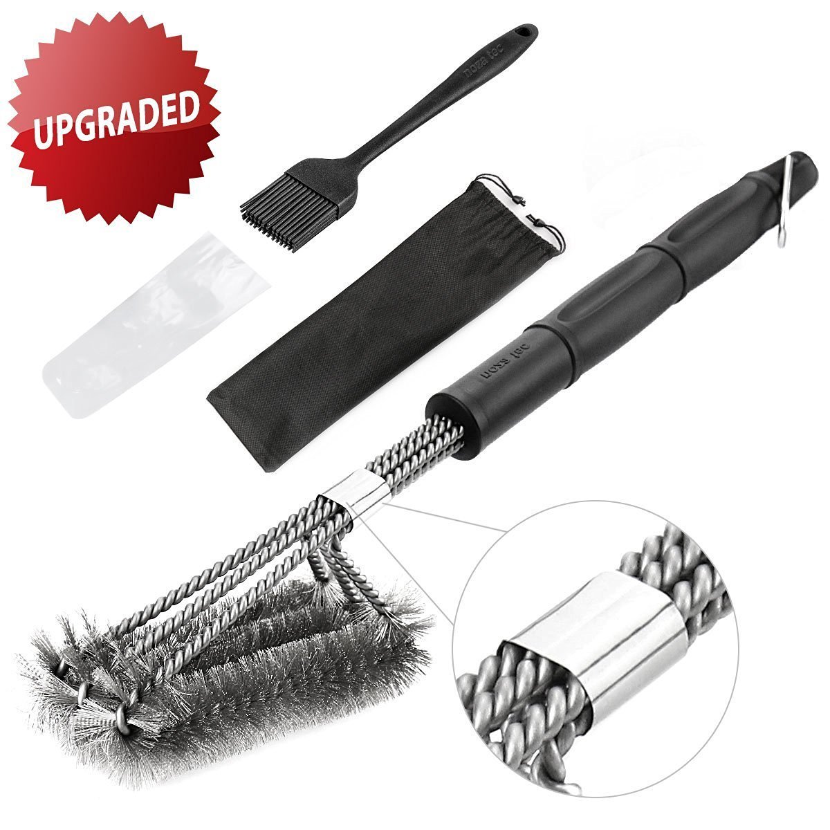 18Inch 4Sided BBQ Grill BrushBest Barbecue Grill Cleaner