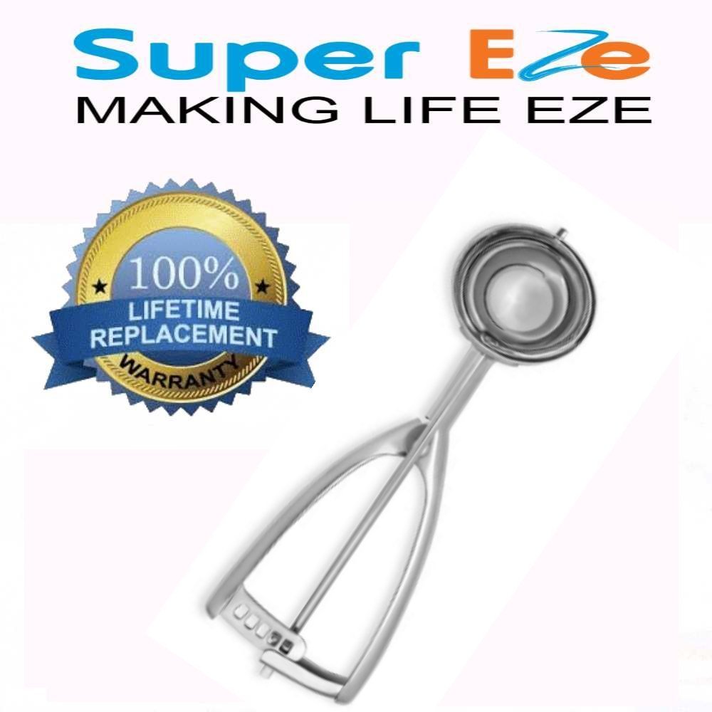 Best Cookie Dough Scoop by SuperEze Top Stainless Steel Ice Cream