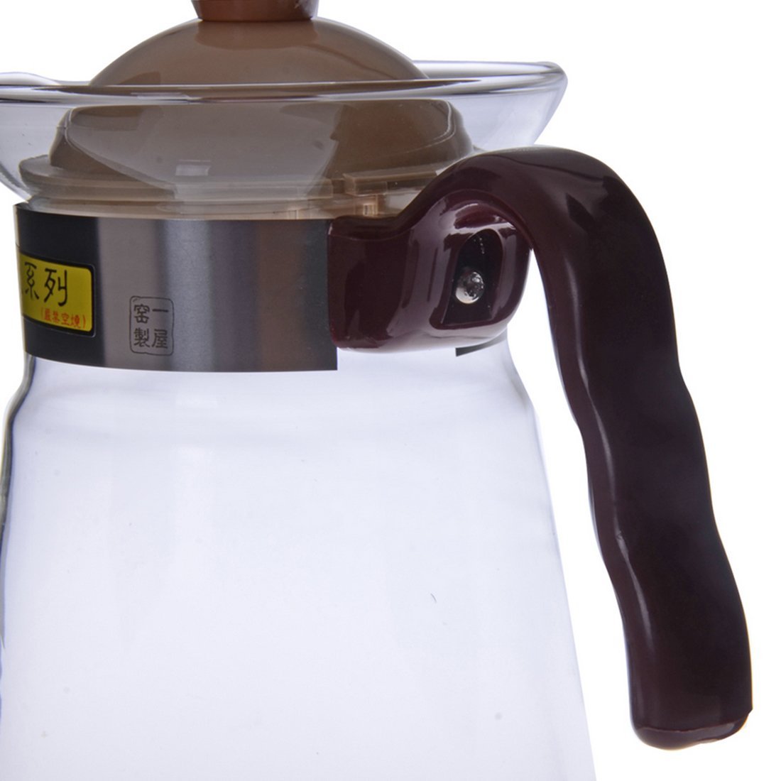 Teapot,Yamix Heat Resistant Borosilicate Glass Teapot Coffee Pot Kettle