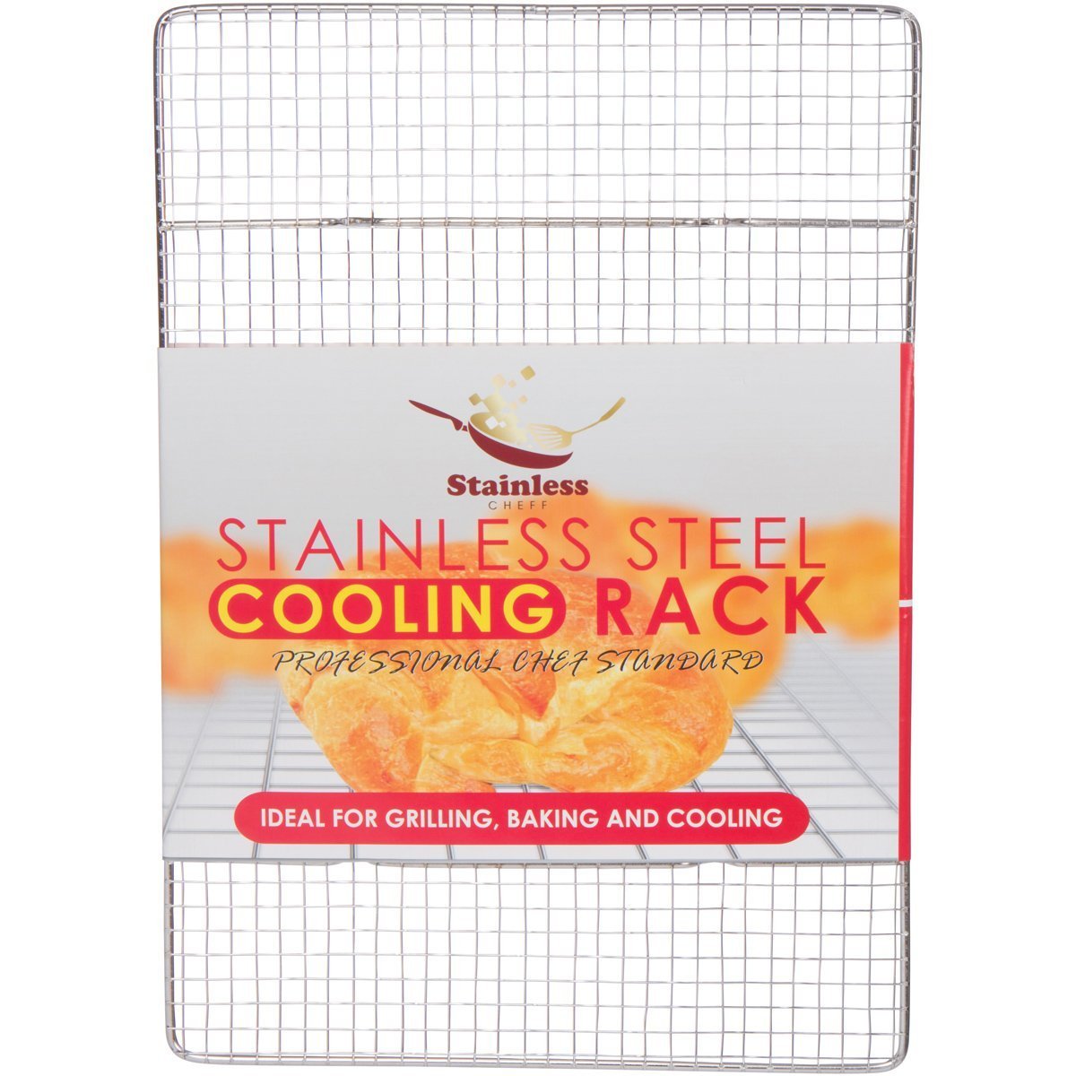 Stainless Steel Cooling Rack By Stainless Cheff NonStick Heavy Duty