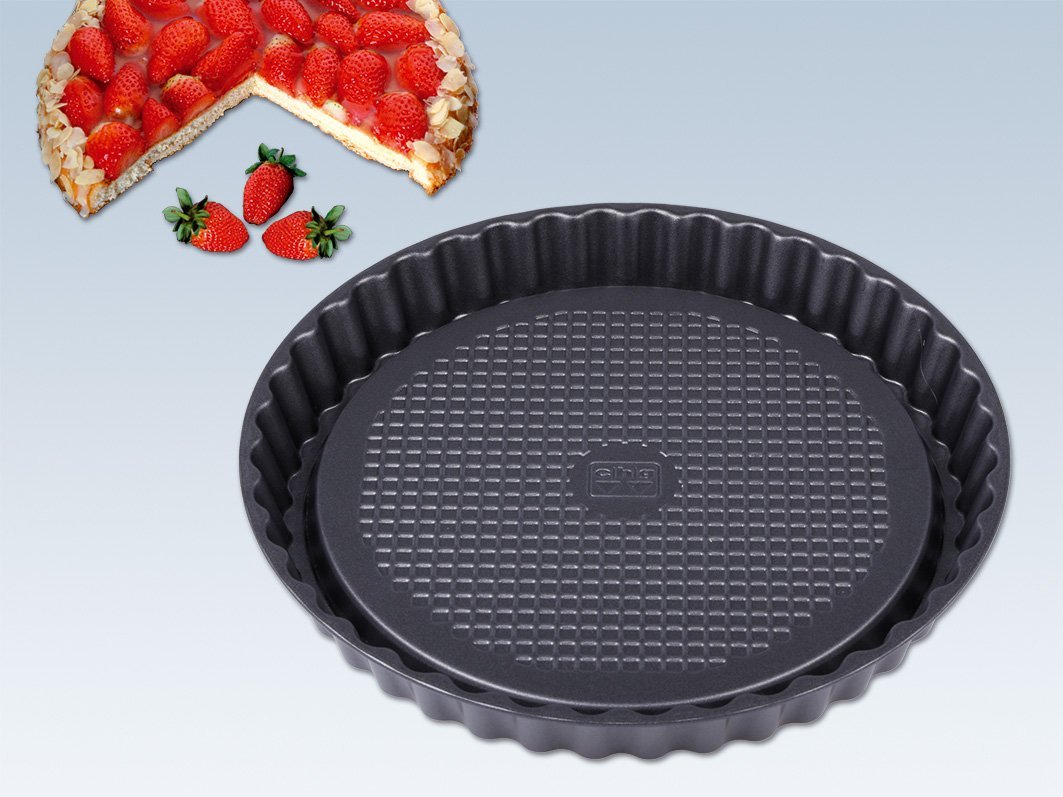 CHG 809906 Professional Fruit Tart Baking Tray Coal/Metallic N2 free