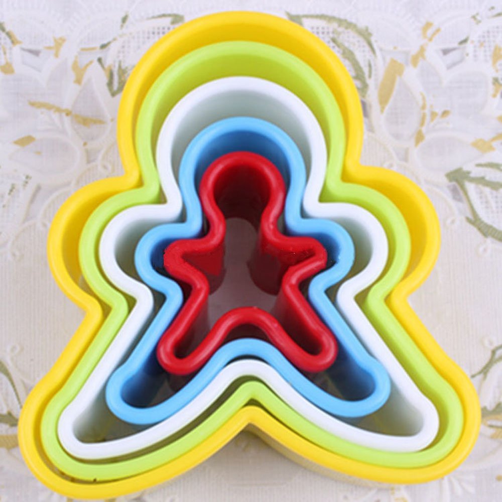 GoFriend® Multishaped Plastic Cookie Cutters Cake Fondant Molds Mousse