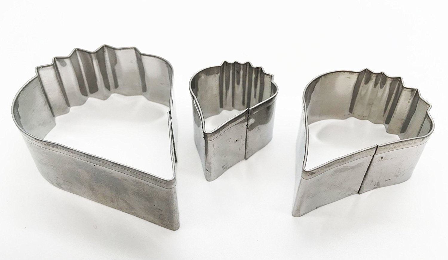 KOOTIPS 2 Pcs/Set of Hibiscus Flower Cutter Decor Fondant Cake Cutters