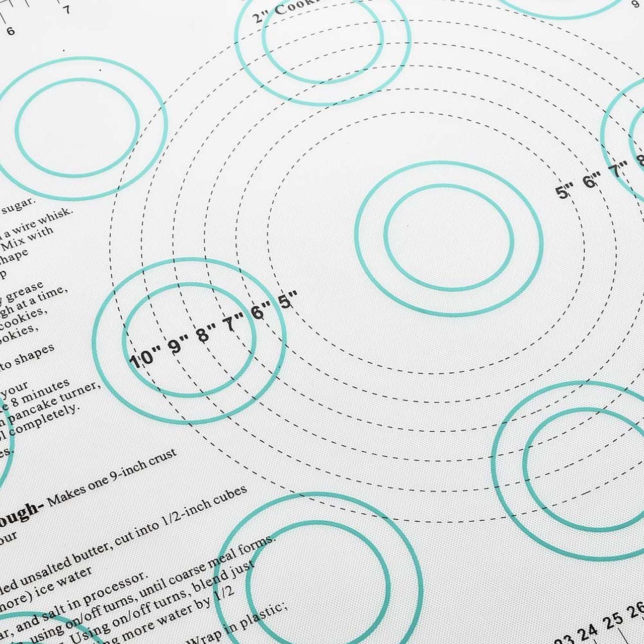 Bake Buddy Middle Silicone Pastry Mats 23" X 15 " NonStick