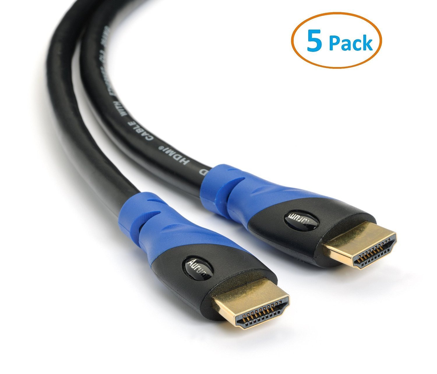 Aurum Cables Ultra Series HD14BB50FTNBN 26 AWG High Speed HDMI Cable