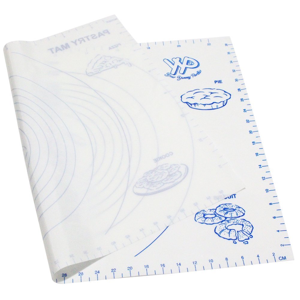 Pastry Mat, YYP Large Silicone Pastry Mat with Measurements, 23.5"x15.7