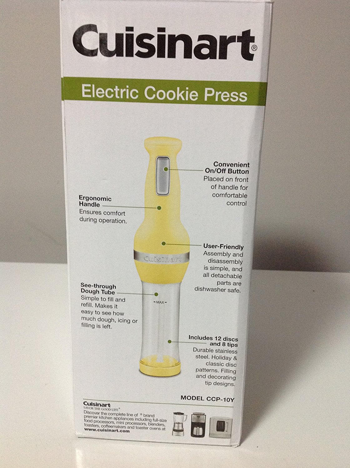Cuisinart CCP10Y Cookie Press Yellow N2 free image download