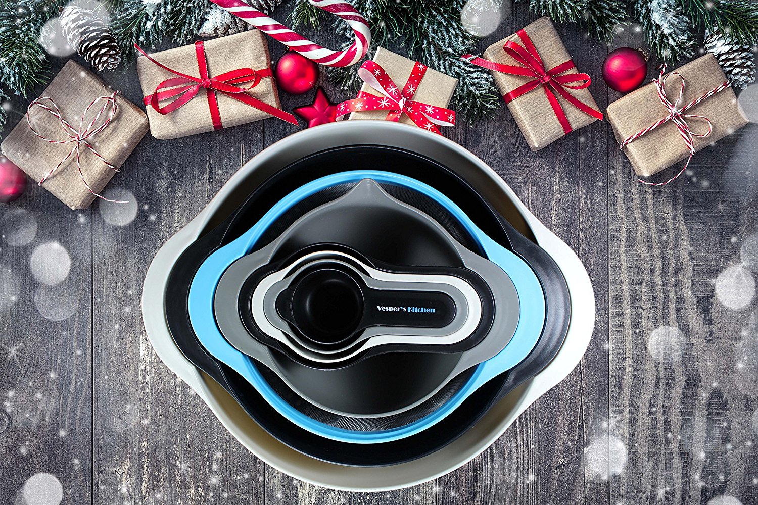 Nesting Bowls by Vesper’s Kitchen Cooking Set Best Space Saving RV