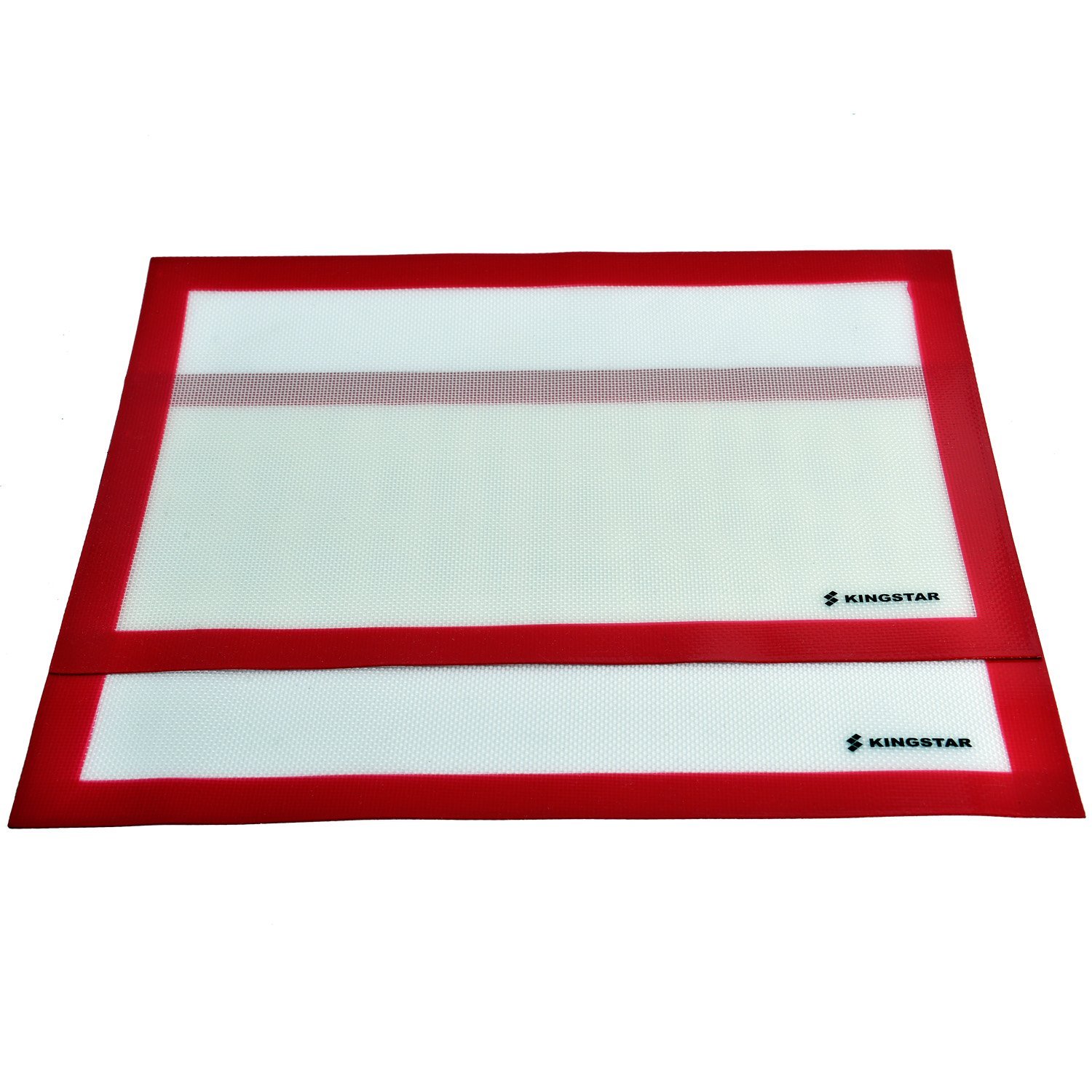 Kingstar Non Stick Silicone Baking Mat Set of 2 Half Sheet Pan Size