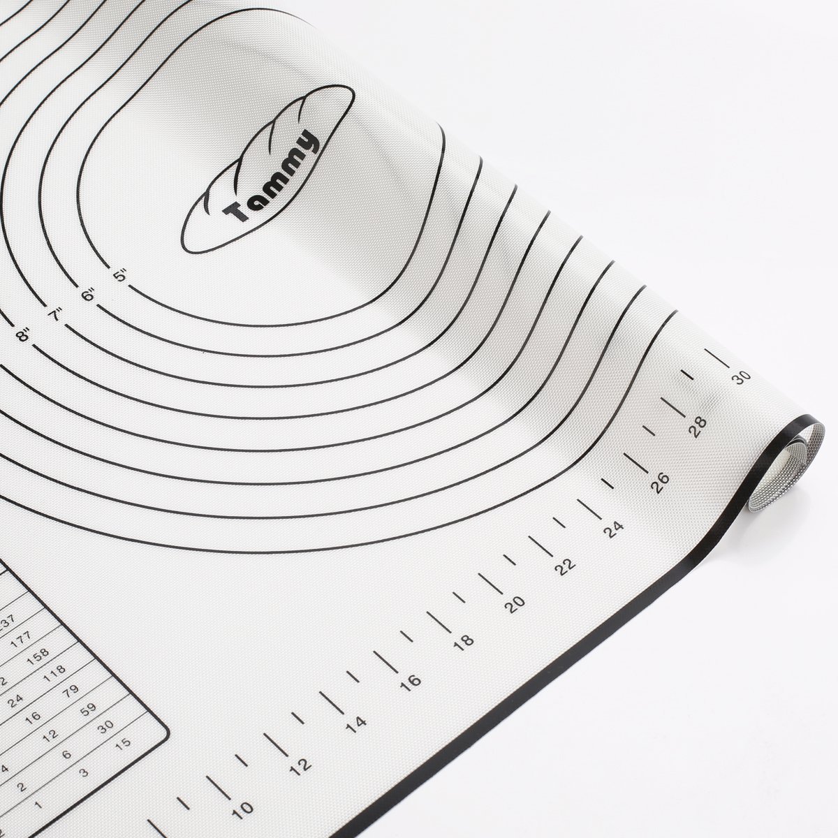 Tammy Pastry Mat Silicone Bakeware Mat Rolling Sheet Baking Liner