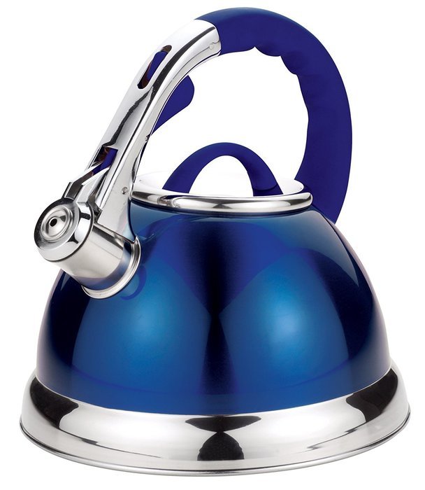 Uniware 2.8L S.S. Auto Whistilng Kettle Plastic Handle (Blue) [3078