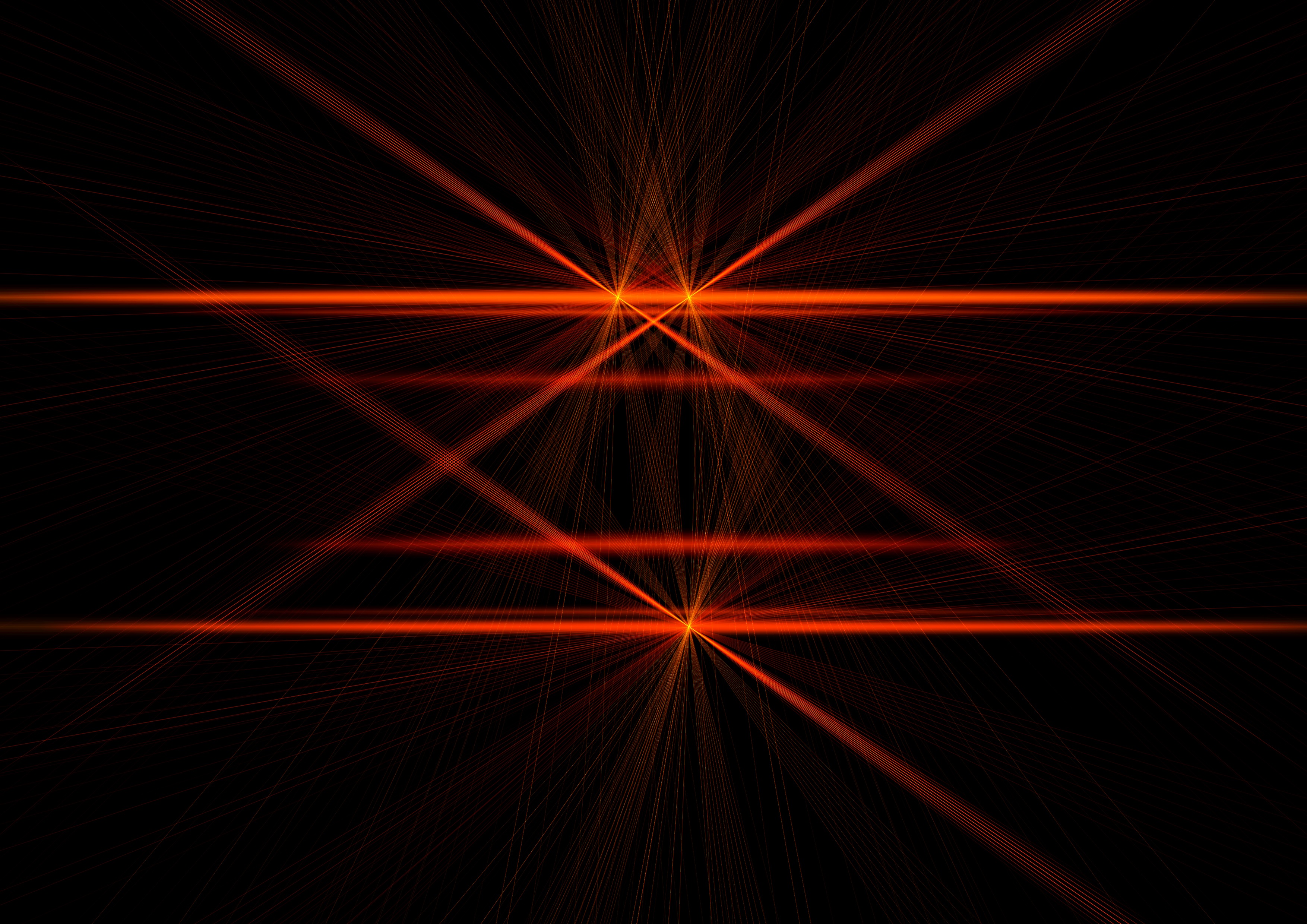 Red light lines on a black background free image download