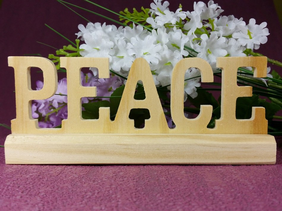 Hope peace decoration flowers wood free image download