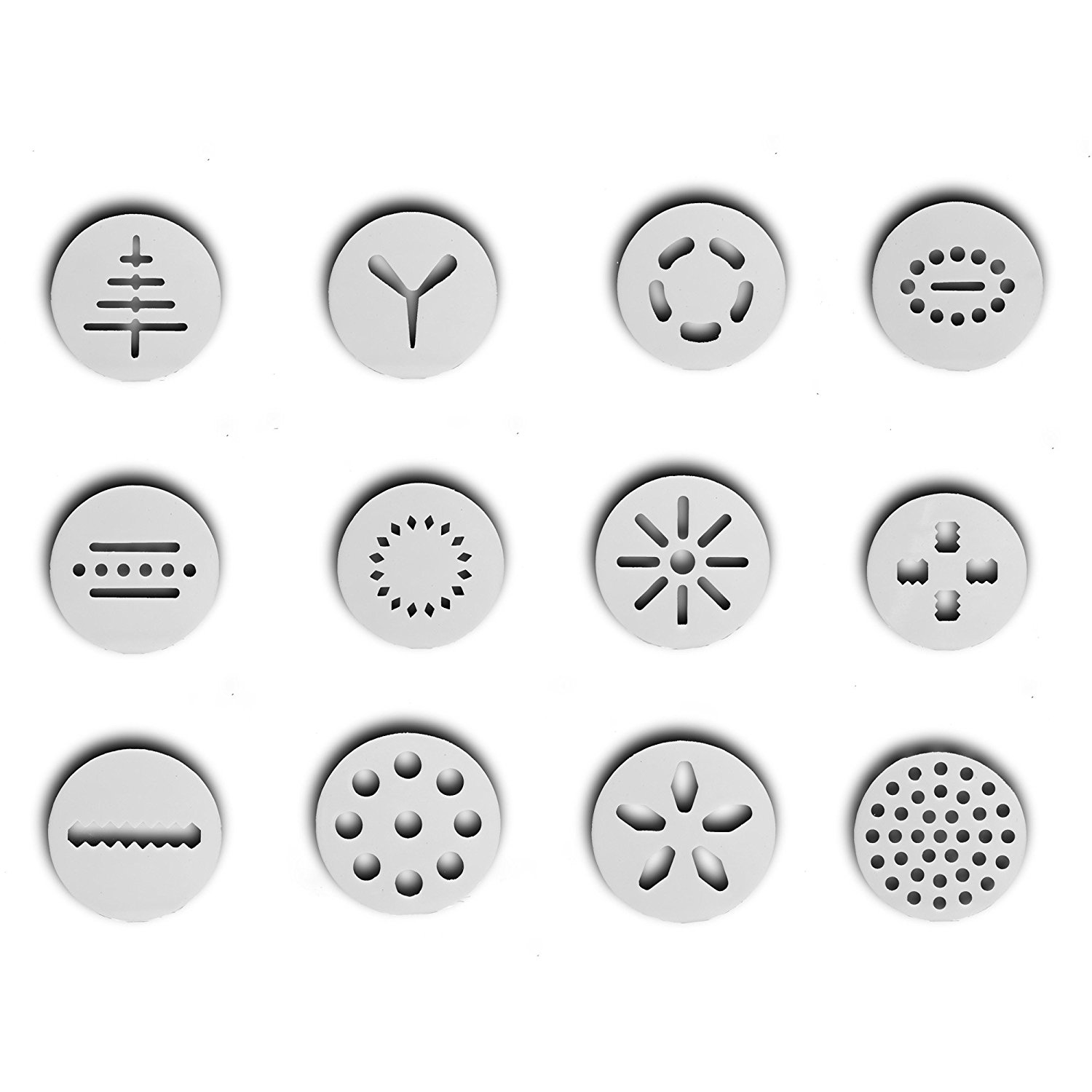 NuVita Cookie Press Set, 19 attachments 6 Decorating Tips and 13 Discs