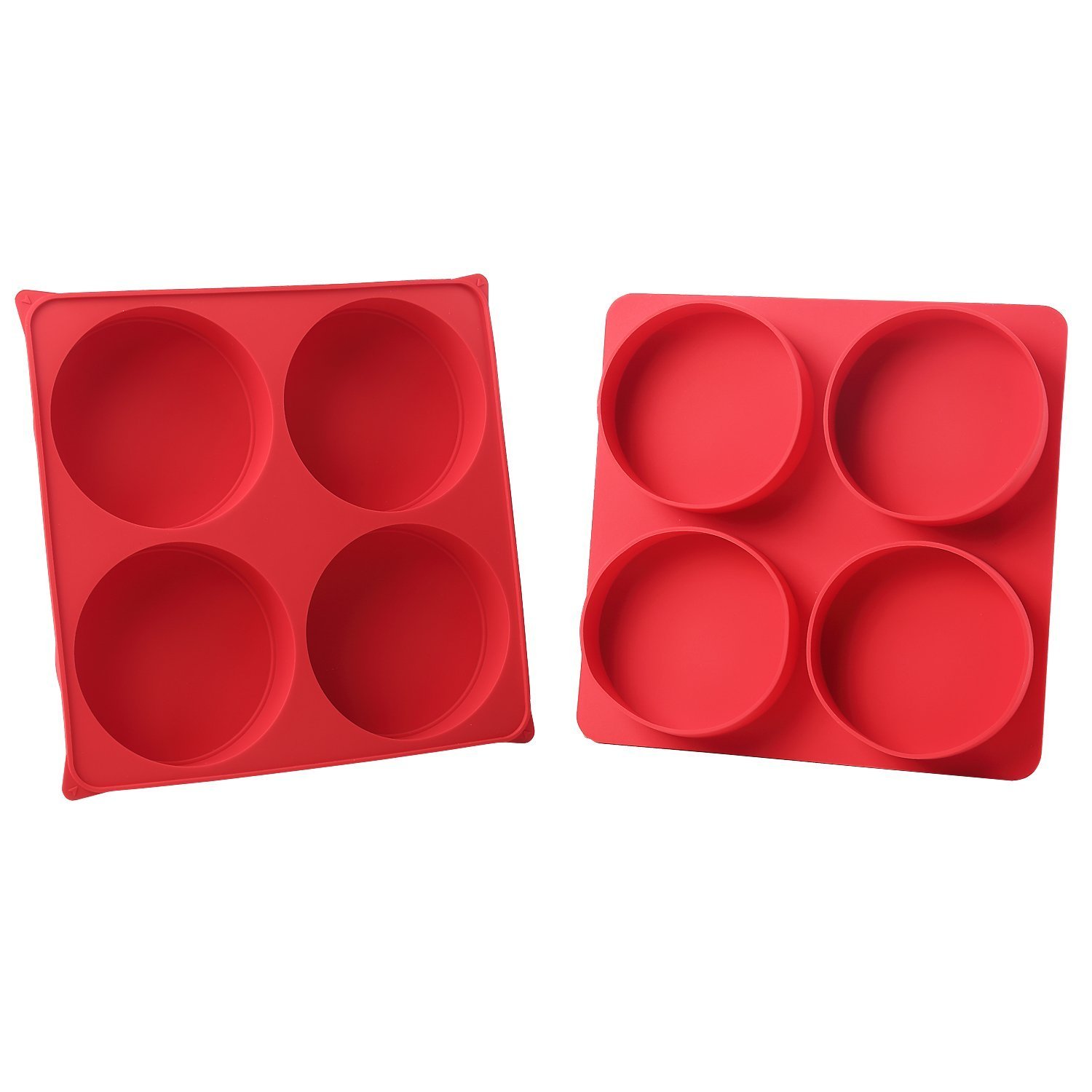 Silicone Burger Master 4 in 1 Stuffed Burger Press Patty Maker Nonstick Freezer Storage