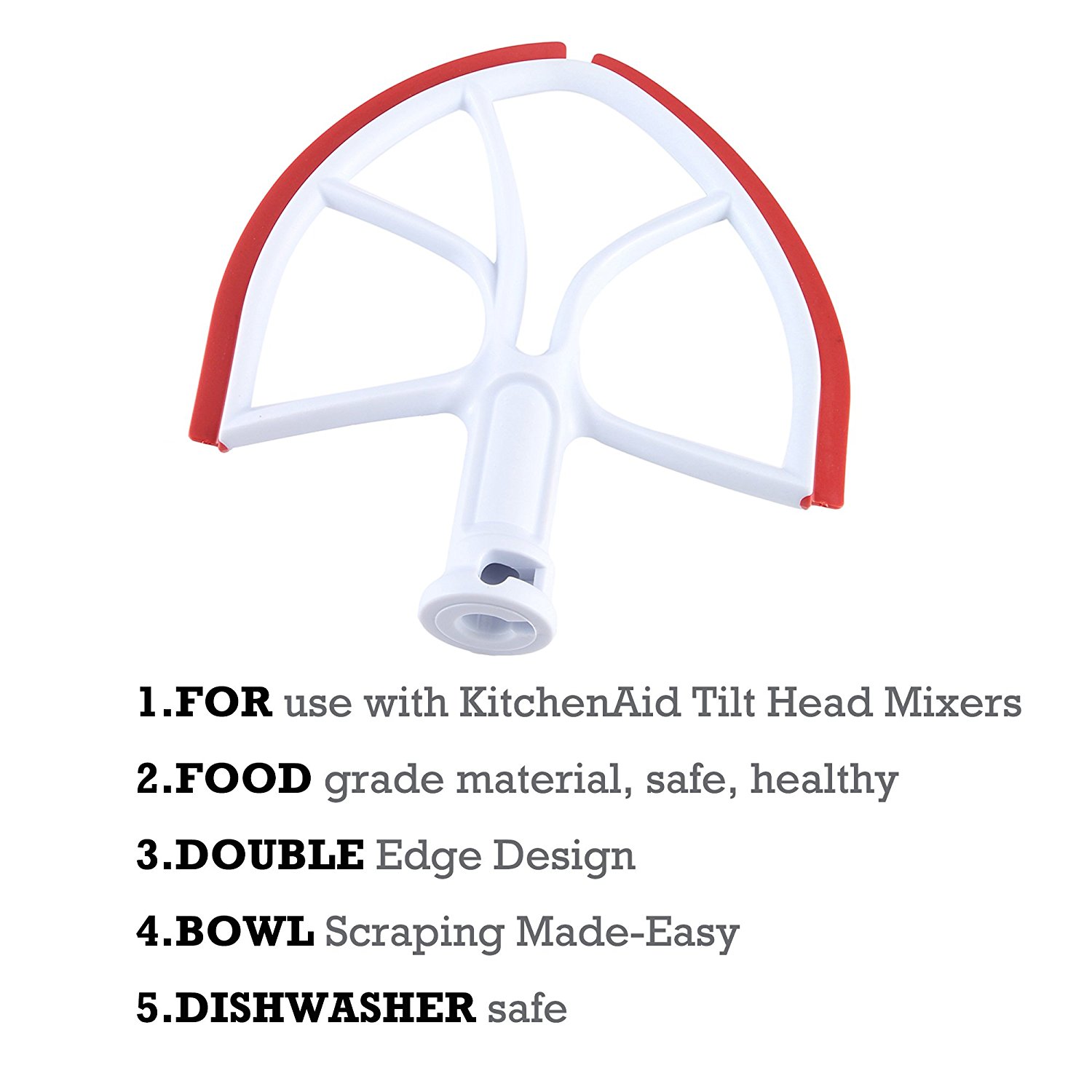 Beater Blade for KitchenAid 6Quart Bowl Lift Mixer and 5 Plus Series